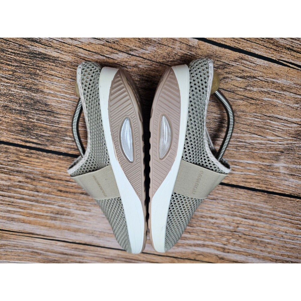 NWOB Fashion Womens 9.5-10.5 Mesh Shoes Sneaker Foam Mules Lightweight Brown - Picture 6 of 11